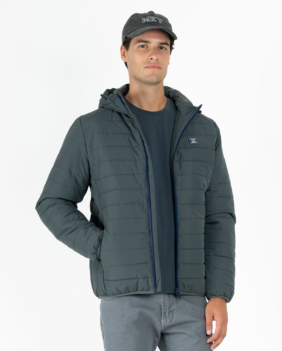 Ultralight Dark Gray Hooded Jacket