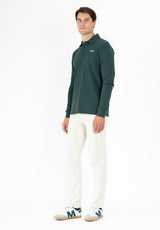 Makarthy Classic Long Sleeve Polo Dark Green