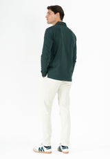 Makarthy Classic Long Sleeve Polo Dark Green