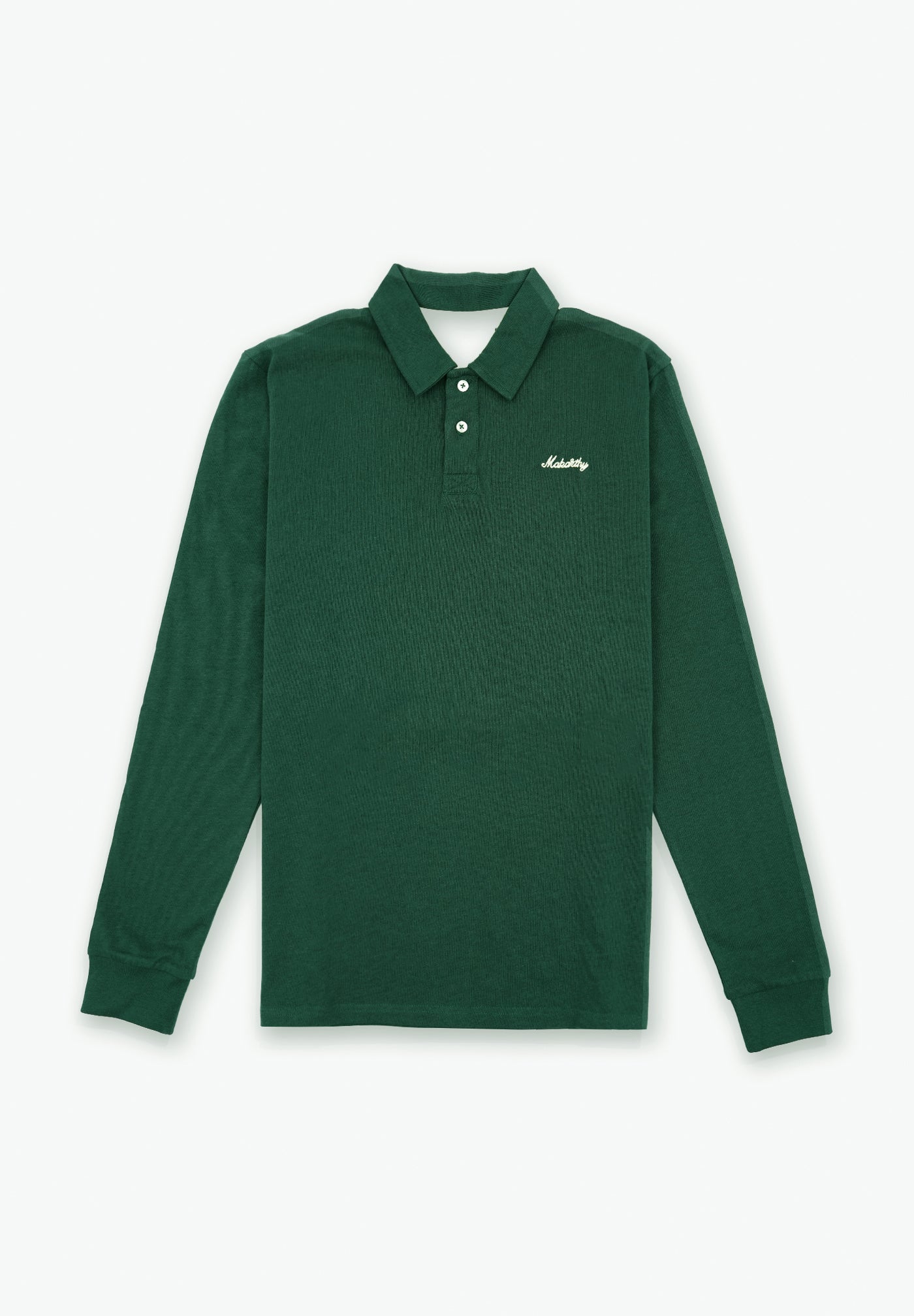 Makarthy Classic Long Sleeve Polo Dark Green