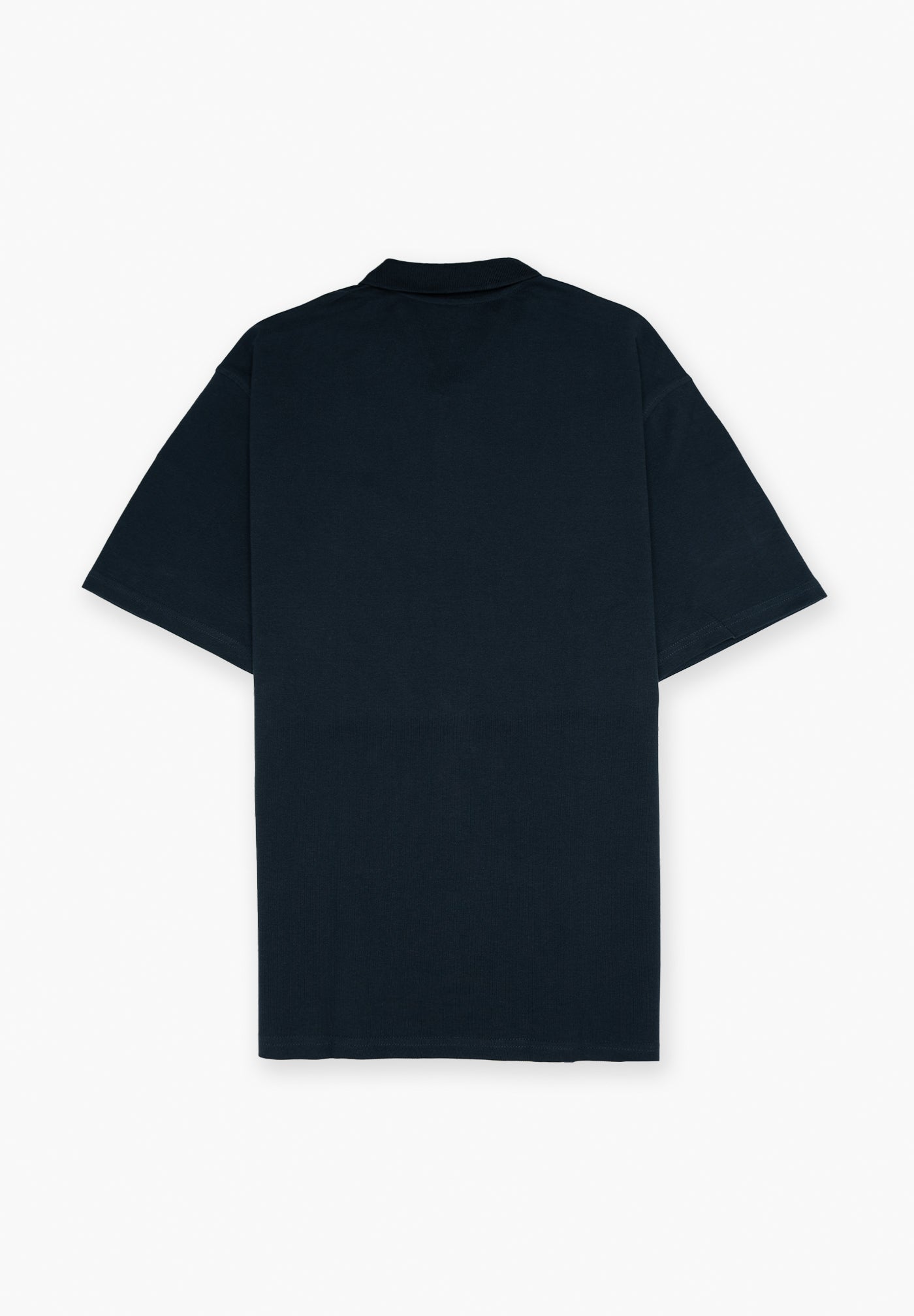 Petrol Blue Classic Oversized Polo Shirt