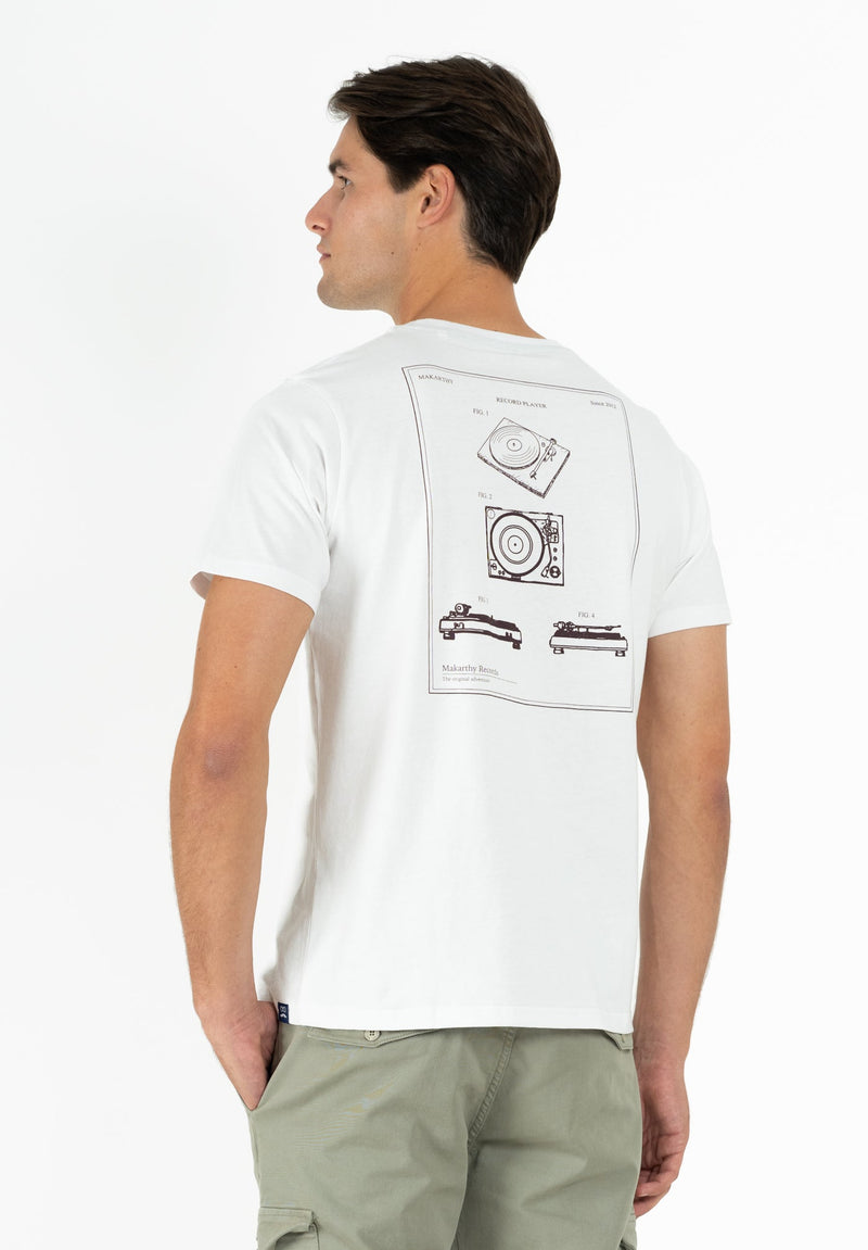 Camiseta Vinyl Blanco