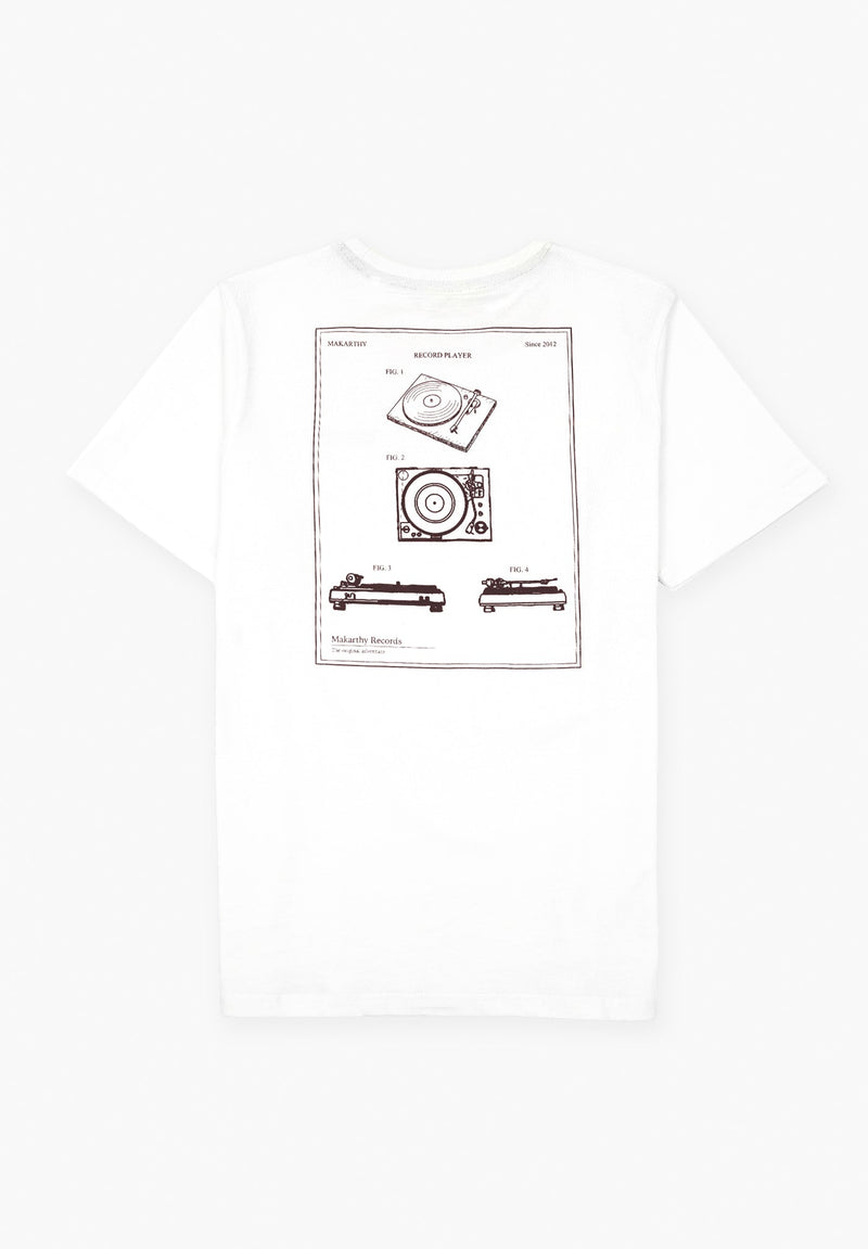 Camiseta Vinyl Blanco