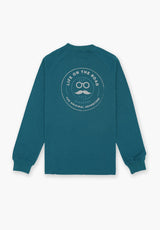 Casual Long T-Shirt in Royal Blue