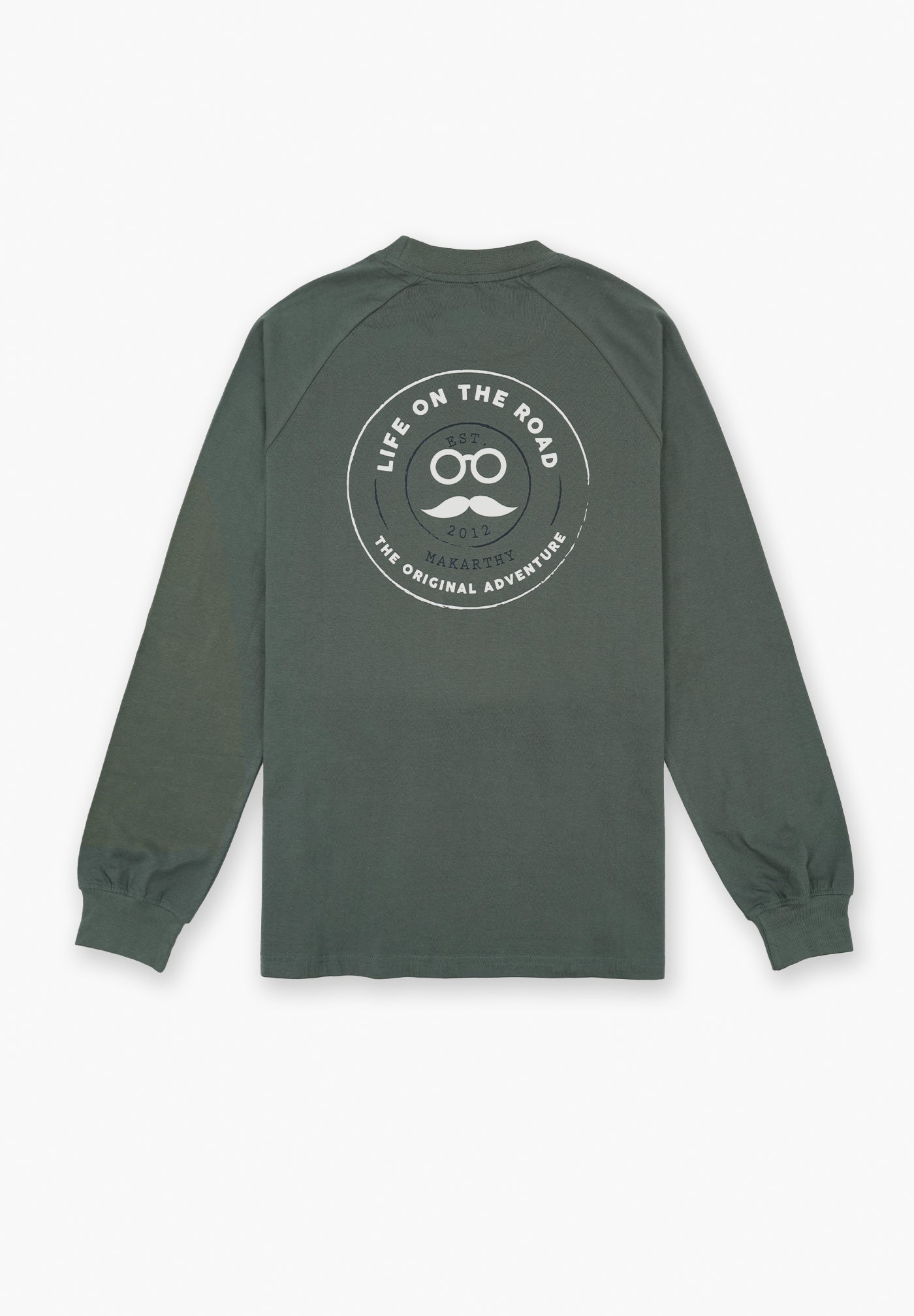 Dark Grey Casual Long Patch T-Shirt