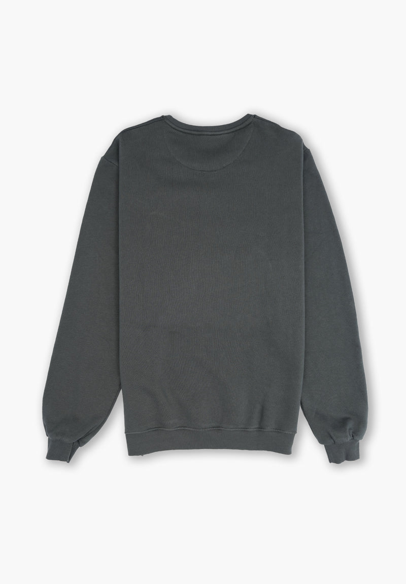 Sudadera Minimal Gris Oscuro