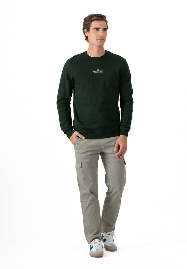 Sudadera M Tejido Dark Green