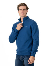 Navy Mini-phrase Sweatshirt