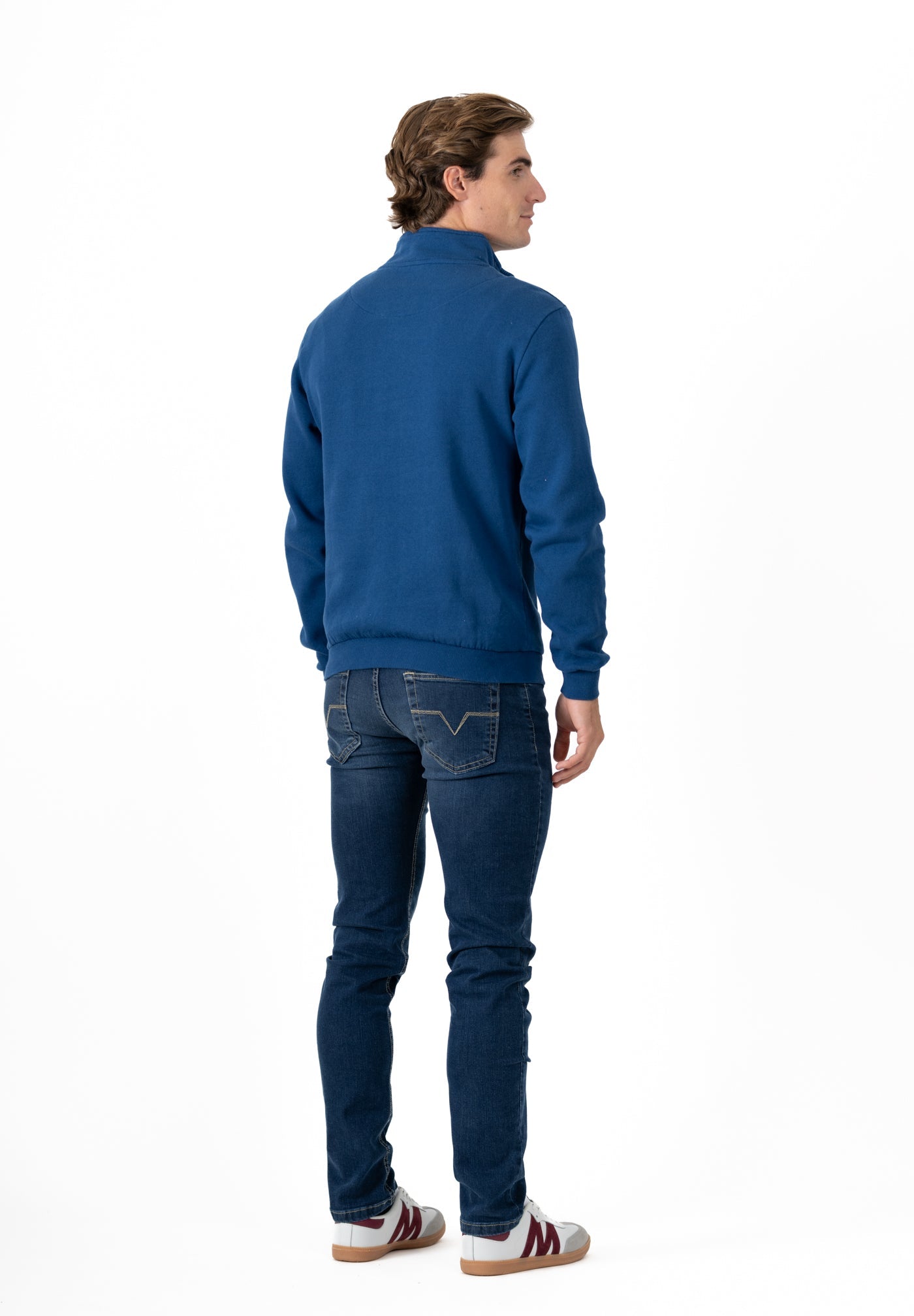 Navy Mini-phrase Sweatshirt