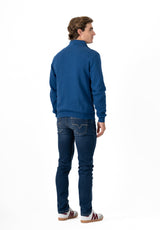 Navy Mini-phrase Sweatshirt