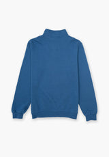 Navy Mini-phrase Sweatshirt