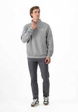 Grey Mini-Phrase Sweatshirt
