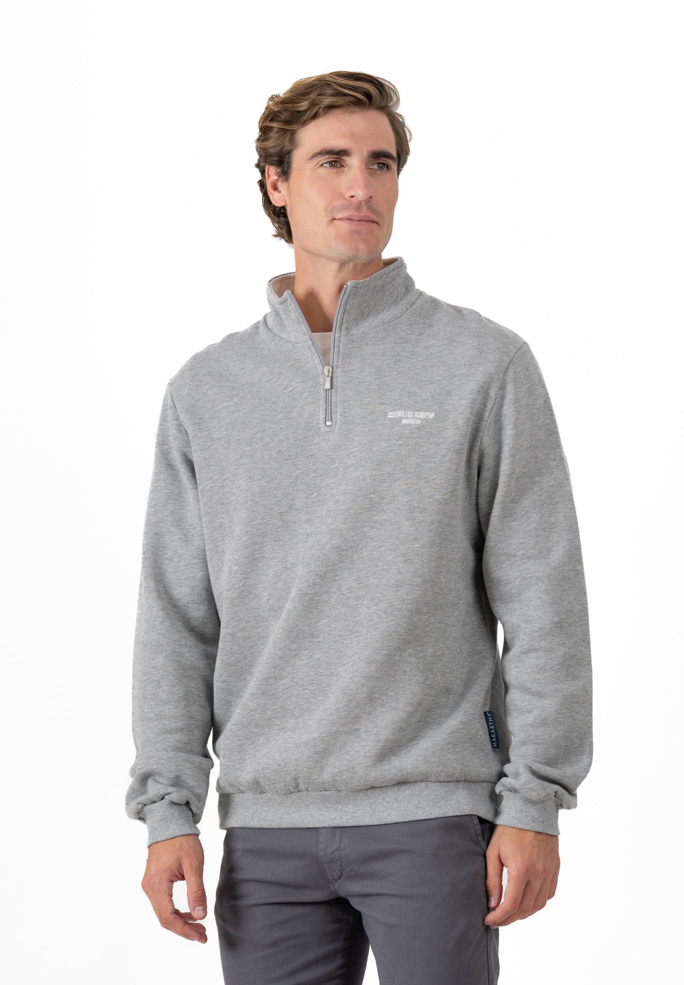 Grey Mini-Phrase Sweatshirt
