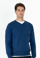 Marine V-Neck Jumper