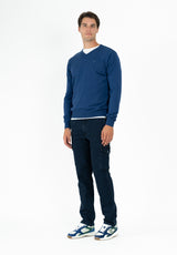 Marine V-Neck Jumper