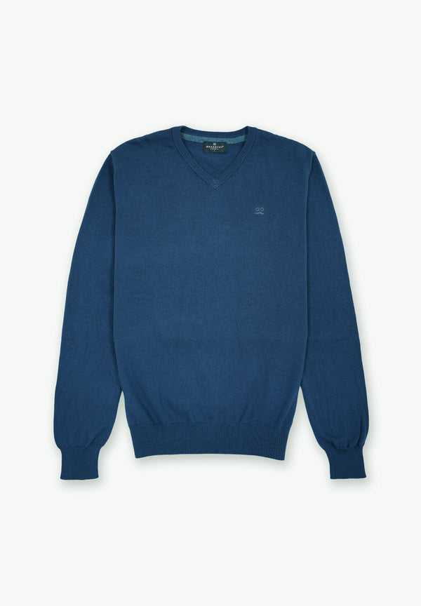 Jersey Cuello Pico Marino