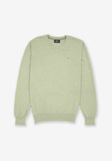 Olive V-Neck Jumper