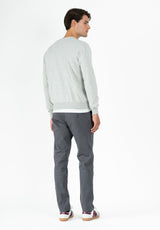 Gray V-Neck Sweater