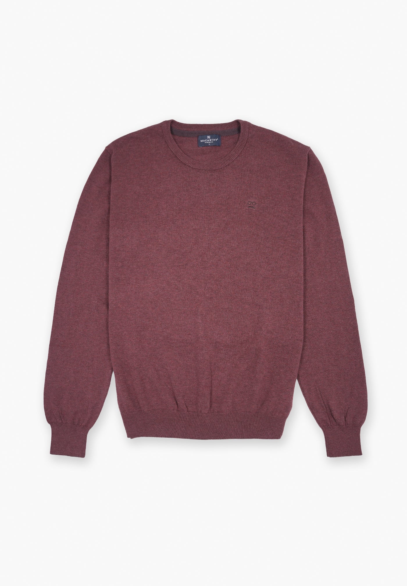 Dark Cherry Box Neck Jumper