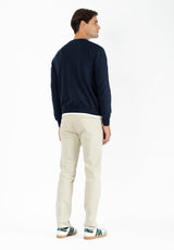 Petrol Blue Crew Neck Jumper