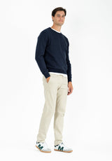 Petrol Blue Crew Neck Jumper