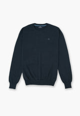 Petrol Blue Crew Neck Jumper