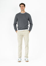 Dark Gray Crew Neck Jumper