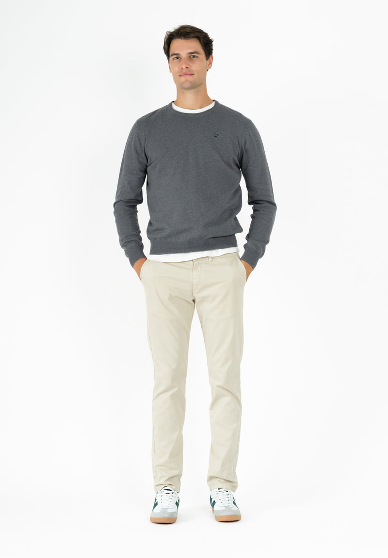 Jersey Cuello Caja Gris Oscuro 24