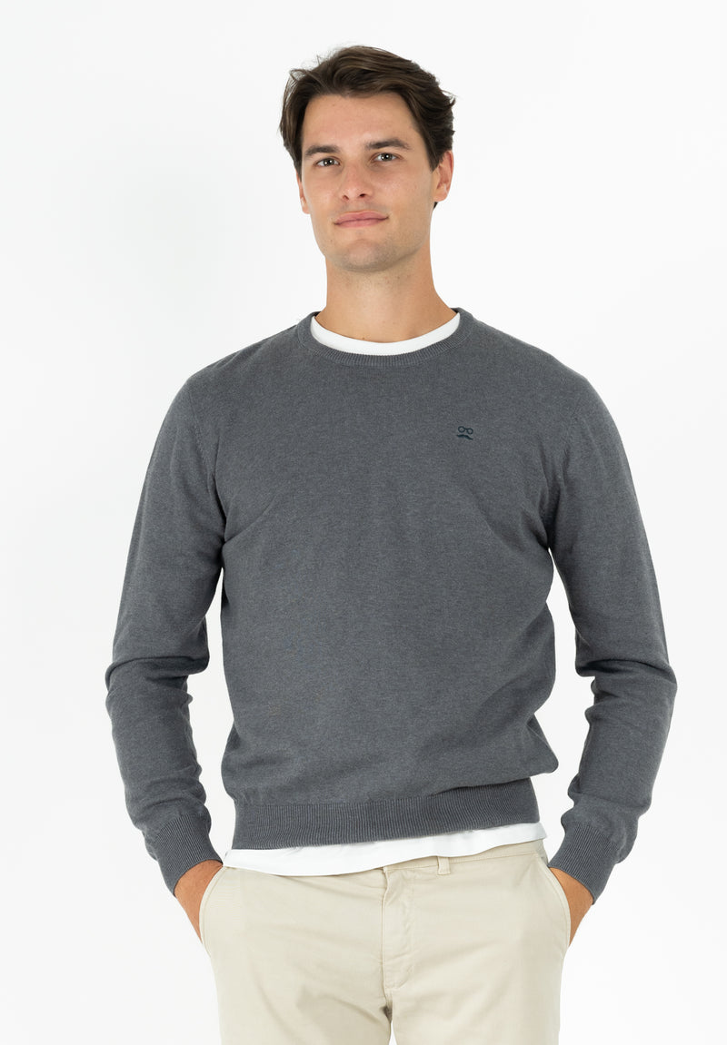 Jersey Cuello Caja Gris Oscuro 24