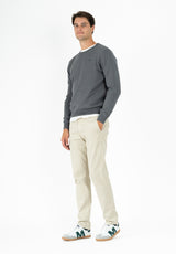 Dark Gray Crew Neck Jumper