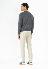 Dark Gray Crew Neck Jumper
