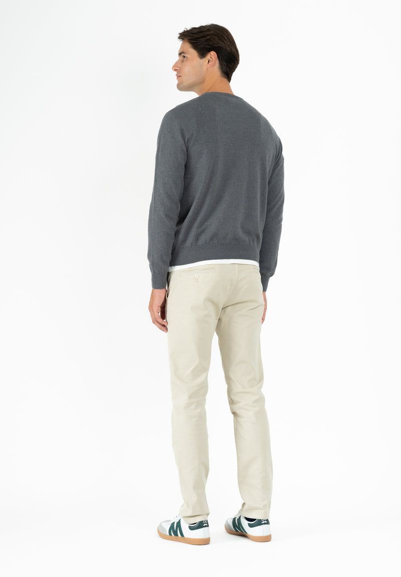 Jersey Cuello Caja Gris Oscuro 24