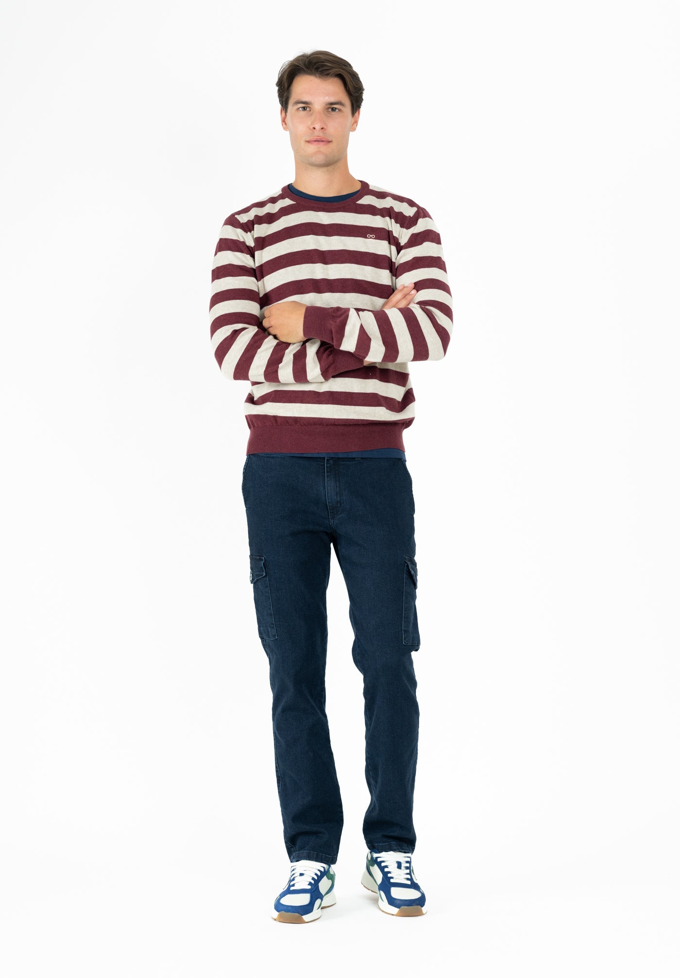 Dark Cherry Striped Jersey