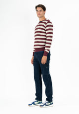 Dark Cherry Striped Jersey
