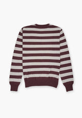 Dark Cherry Striped Jersey