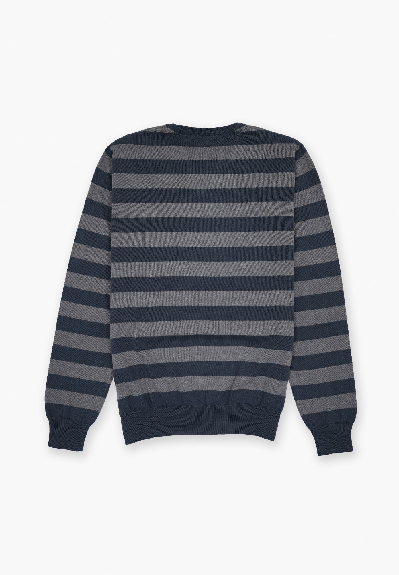 Petrol Blue Striped Jumper
