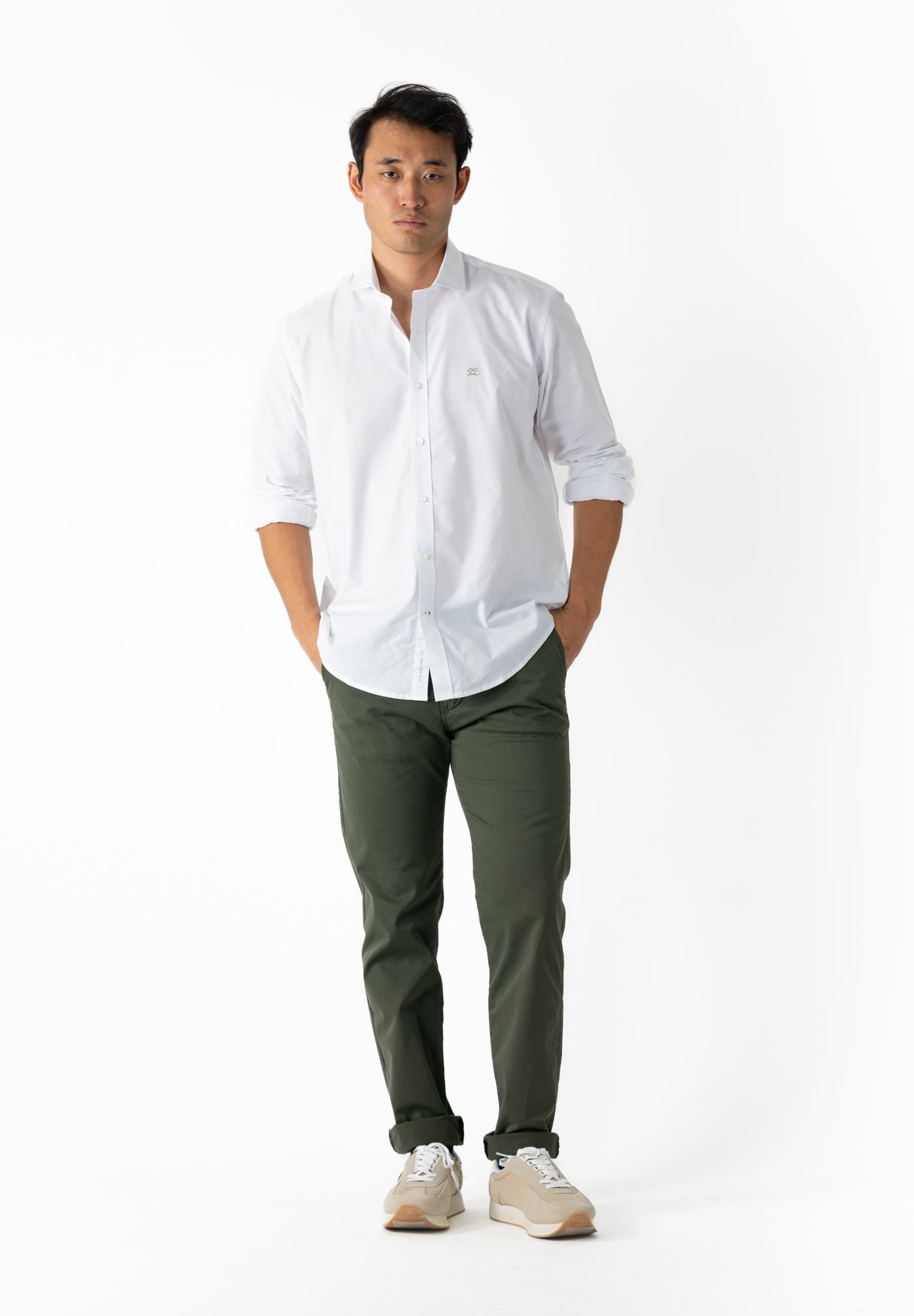 Chino Sport Trousers Dark Green