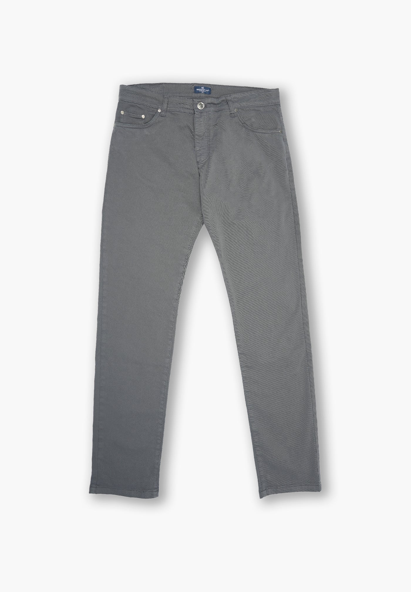 Dark Grey Five-Pocket Trousers