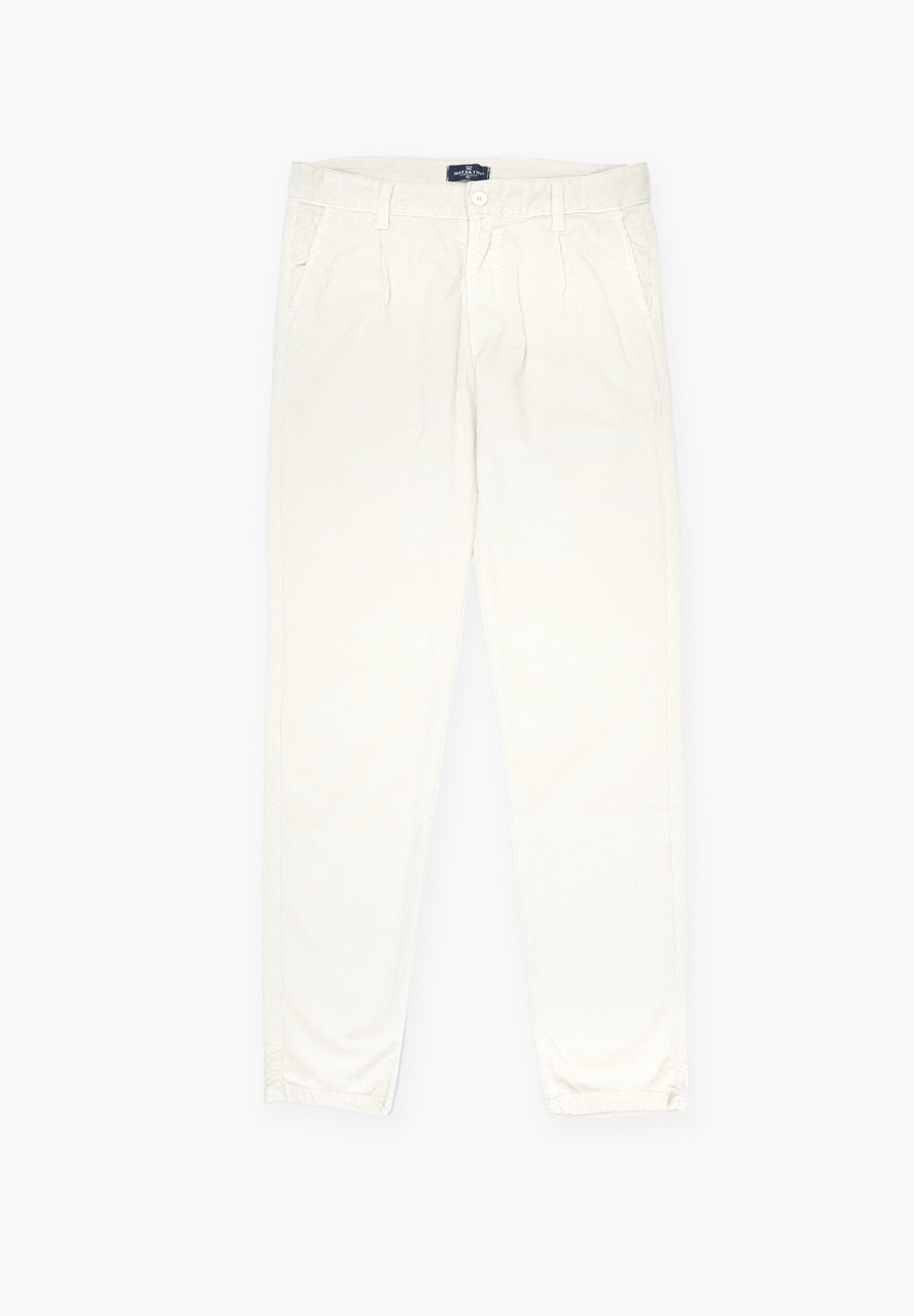Off-White Corduroy Pleated Trousers
