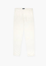 Off-White Corduroy Pleated Trousers