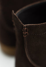 Bota Serraje Cordones Café