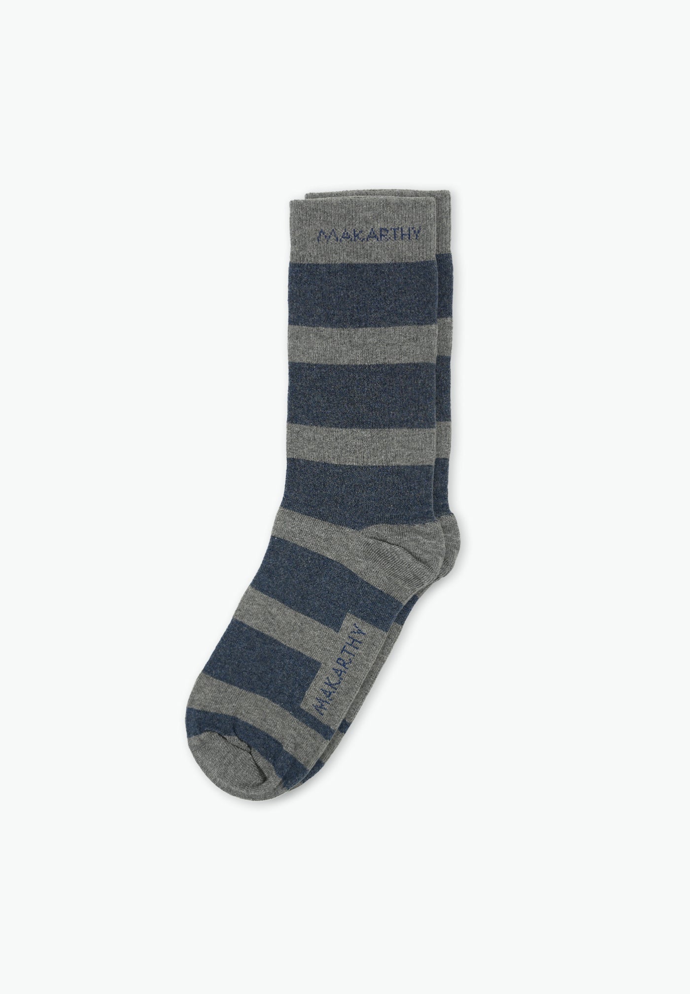 Petrol Blue Stripes Sock