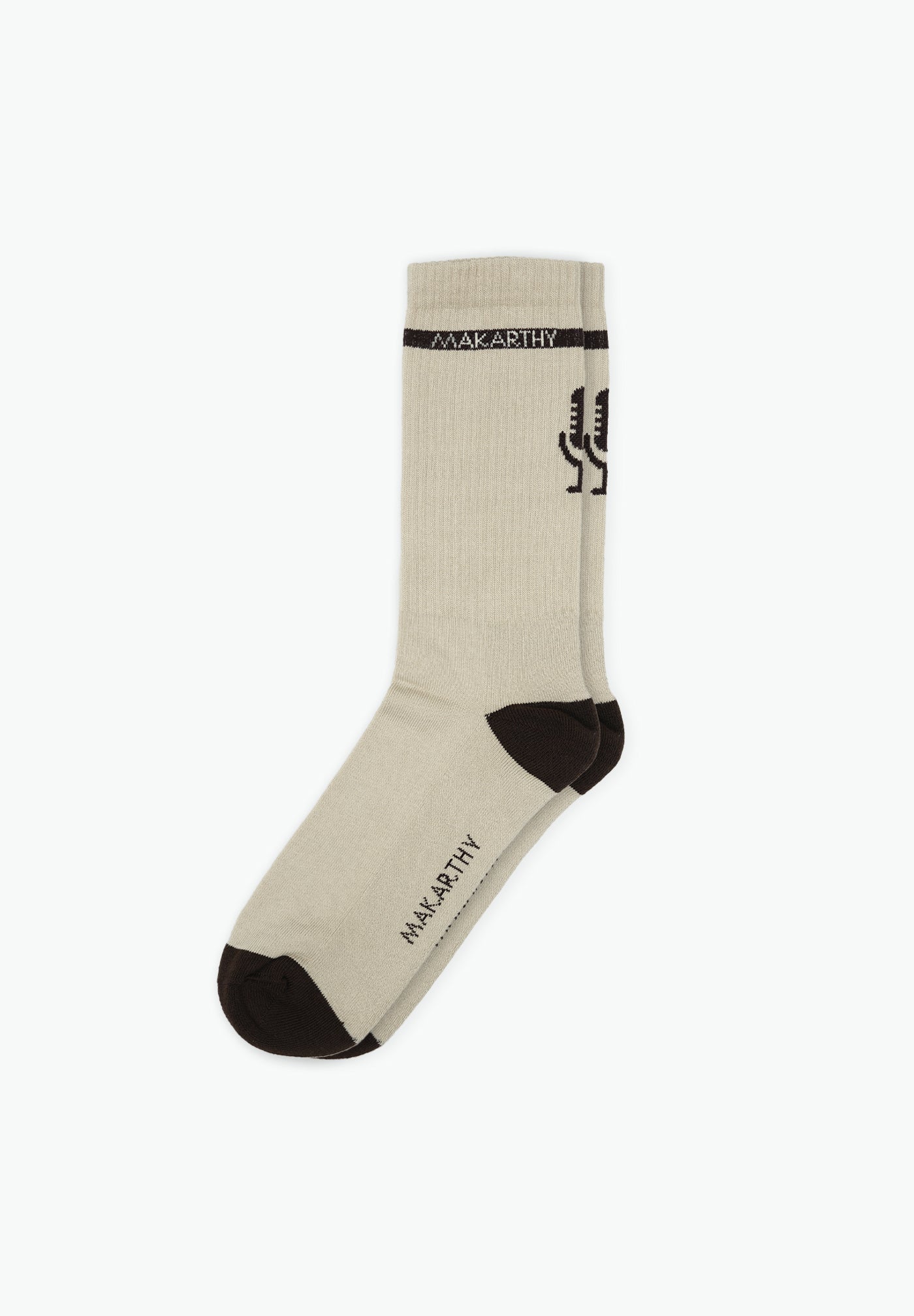 Embroidered Polka Dot Sock