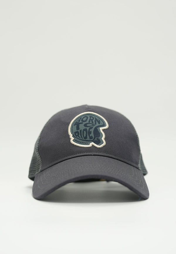 Gorra Rejilla Gris Oscuro