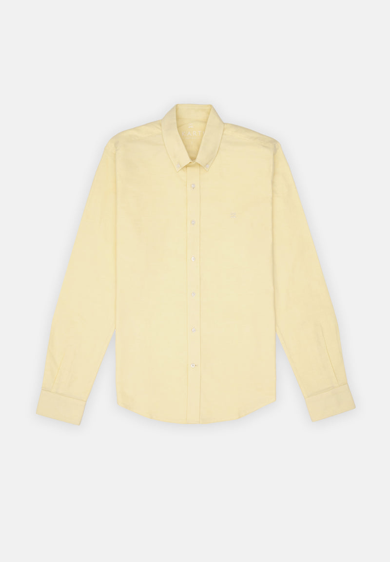 Camisa Oxford Amarillo Soft