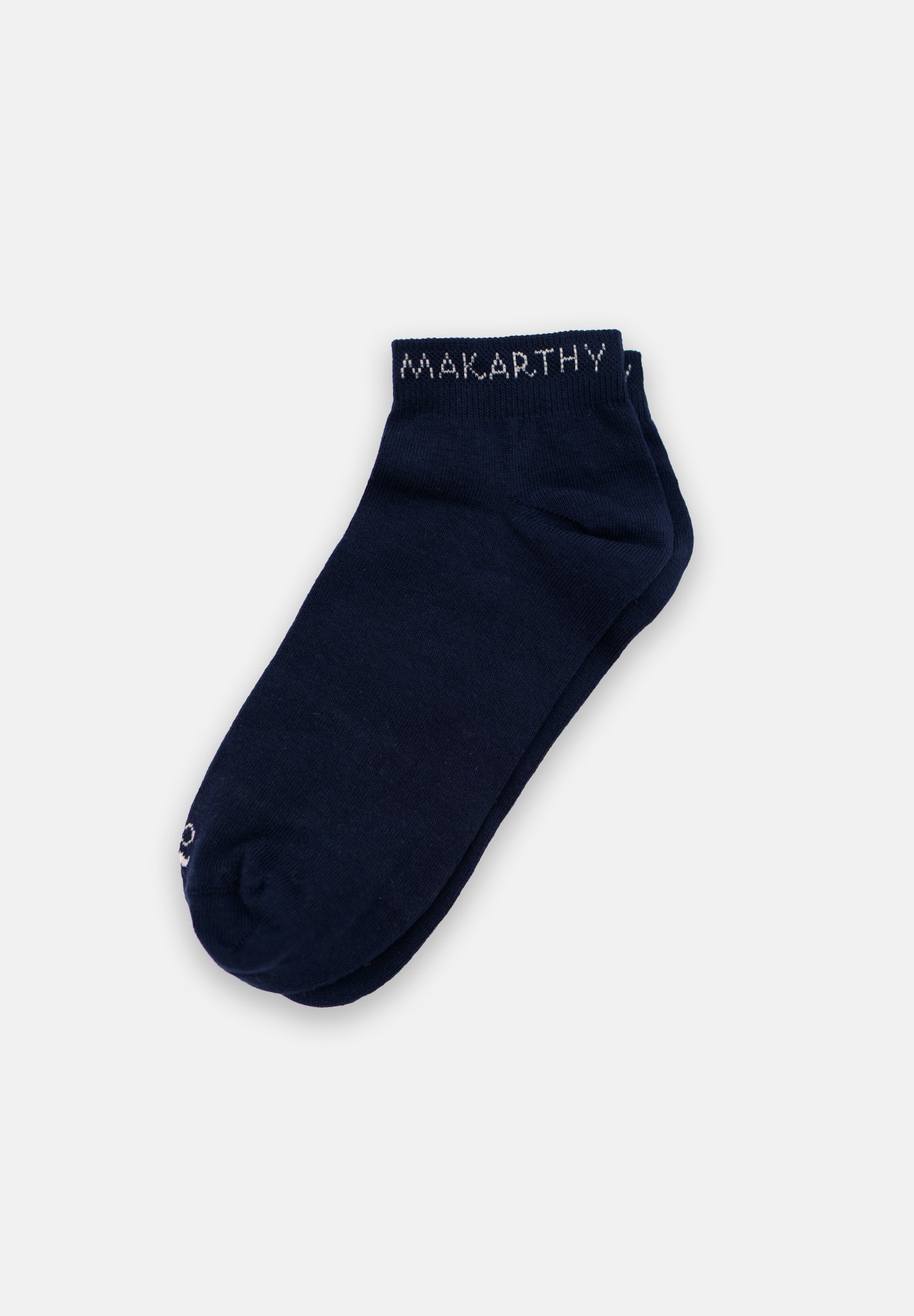 Navy Logo Ankle Socks