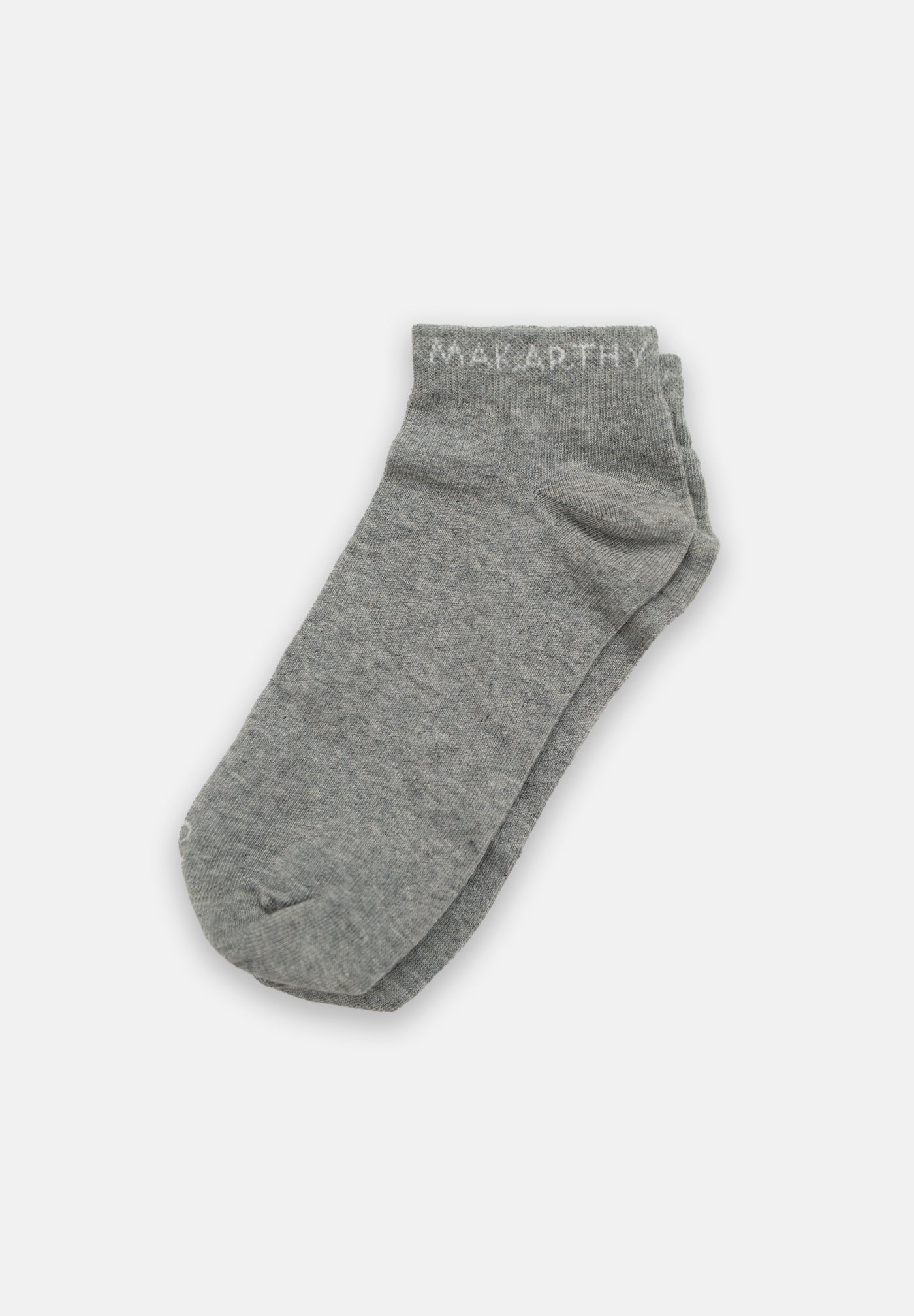 Short Grey Logo Sock