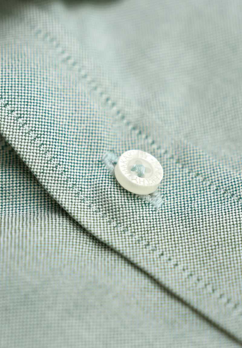Camisa Oxford Verde Hierba