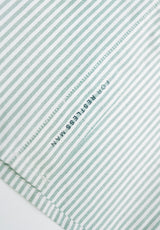 Oxford Grass Green Striped Shirt
