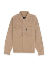 Sobrecamisa Sarga Remaches Camel